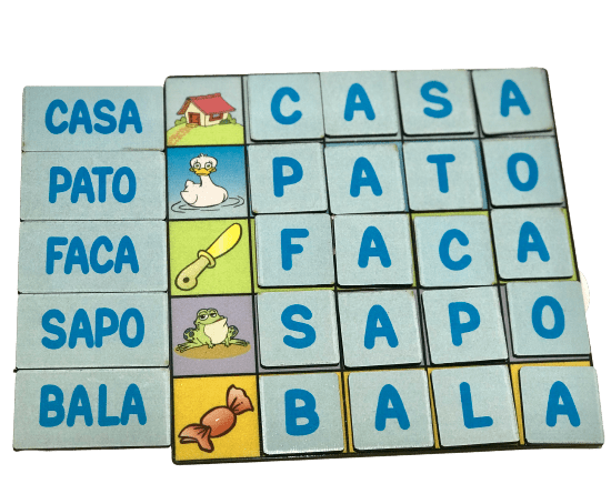 Jogo Educativo Alfabetização Loto Leitura Português