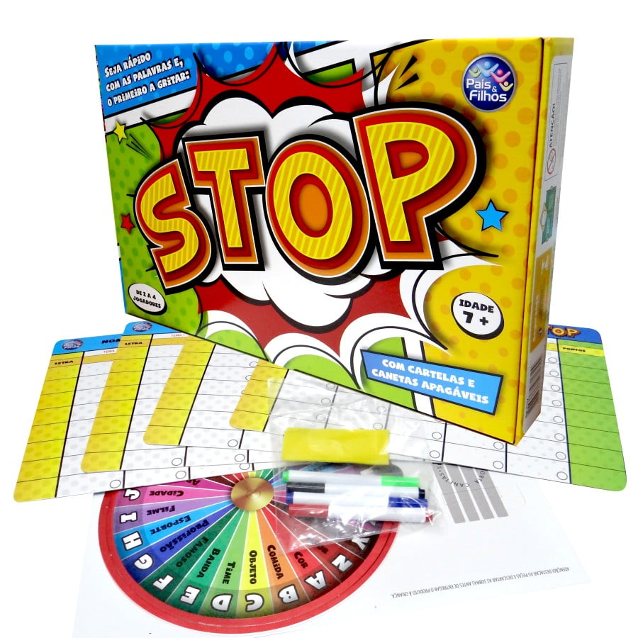 JOGOS & BRINCADEIRAS: Jogo do STOP