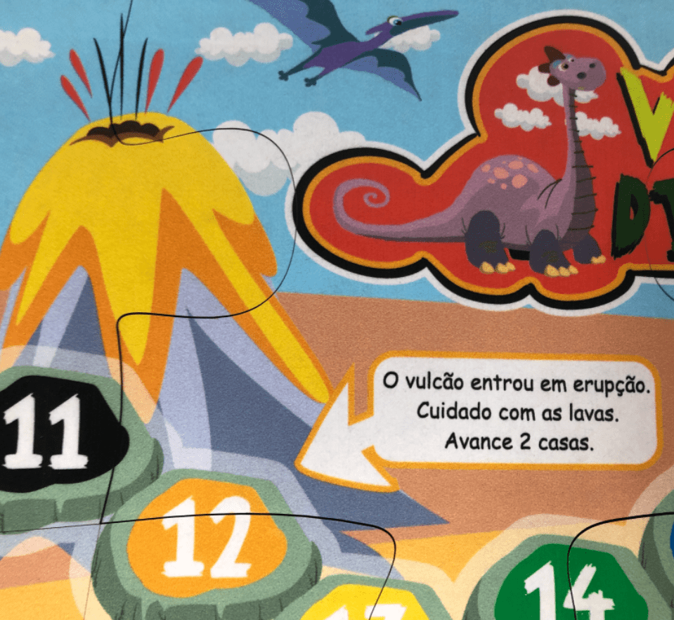 O Vale dos Dinossauros, Jogos Português