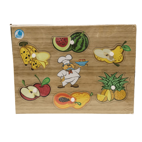 Quebra-Cabeça com Pinos Salada de Frutas — Banca Kids