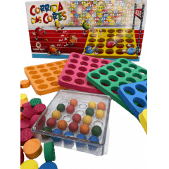 Jogo Corrida das Cores (Material reciclado) 