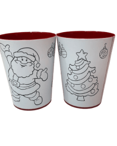 KIT COPO E JOGO AMERICANO PINTA E APAGA 